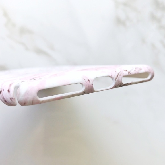 LAST 1! NEW iPhone 7/8 Pink Marble Ink Swirl Case - Picture 3 of 5